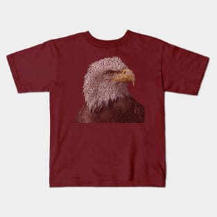 Bald Eagle Info Graphic Kids T-Shirt